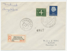 Registered cover / Postmark Netherlands 1959