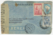 Crash mail cover Argentina - Netherlands 1939