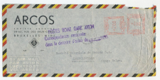 Crash mail cover Belgium - Belgian Congo 1955