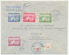 Registered cover Indonesia 1955