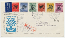 Registered cover / Postmark Indonesia 1960