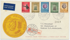 Registered cover / Postmark Indonesia 1960