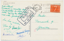 Picture Postcard / Postmark Netherlands 1957