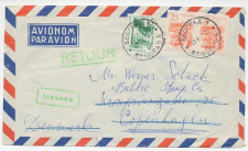 Cover / Postmark Yugoslavia - Denmark 1961