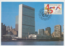 Maximum card United Nations New York 1990