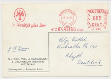 Meter card Netherlands 1955