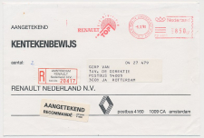 Registerd meter cover Netherlands 1993 - Personal R label