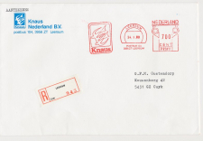 Registered meter cover Netherlands 1989