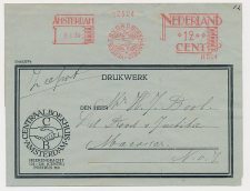 Meter address label Netherlands 1934