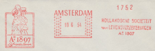 Meter cover Netherlands 1954