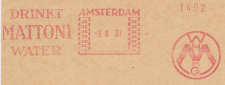 Meter cover Netherlands 1931