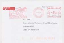Postage due meter card Netherlands 1996