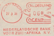 Meter cover Netherlands 1936 - Komusina 171