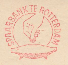 Meter card Netherlands 1954