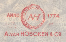 Registered meter cover Netherlands 1953
