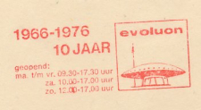 Meter address label Netherlands 1976
