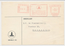 Meter card Netherlands 1957