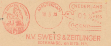 Meter card Netherlands 1939 - Komusina 193