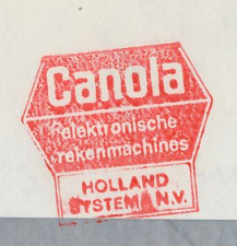 Meter cover Netherlands 1970 - Neopost 499