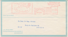 Meter address label Netherlands 1966