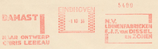 Meter cover Netherlands 1936