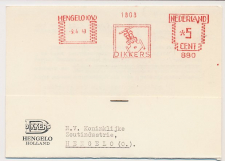 Meter card Netherlands 1949