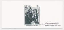 France 2000 - Epreuve / Proof signed by engraver