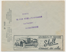 Postal cheque cover Belgium 1935