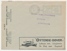 Postal cheque cover Belgium 1938