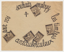 Postal cheque cover Belgium 1933