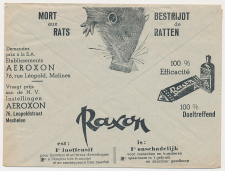 Postal cheque cover Belgium 1937