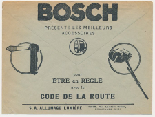 Postal cheque cover Belgium 1934