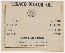 Postal cheque cover Belgium 1932