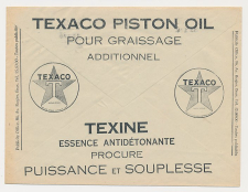 Postal cheque cover Belgium 1934