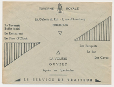 Postal cheque cover Belgium 1938
