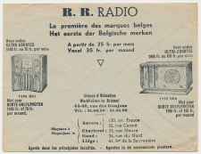 Postal cheque cover Belgium 1937