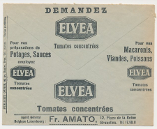 Postal cheque cover Belgium 1934