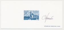France 2001 - Epreuve / Proof signed by engraver