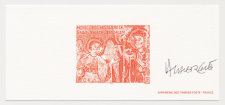 France 2001 - Epreuve / Proof signed by engraver