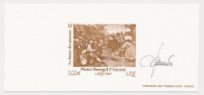 France 2001 - Epreuve / Proof signed by engraver