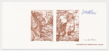 France 2001 - Epreuve / Proof signed by engraver
