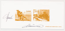 France 2002 - Epreuve / Proof signed by engraver