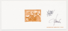 France 2002 - Epreuve / Proof signed by engraver