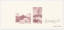 France 2012 - Epreuve / Proof signed by engraver