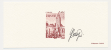 France 2012 - Epreuve / Proof signed by engraver