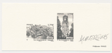 France 2012 - Epreuve / Proof signed by engraver