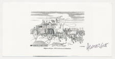 France - Epreuve / Proof signed by engraver