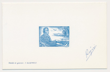 France 1999- Design / Epreuve / Proof signed by engraver