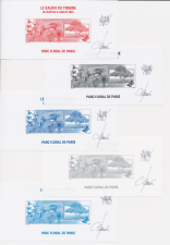 Salon Du Timbre France 2004 - 9 x Design signed by engraver