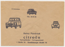Postal cheque cover Germany 1968